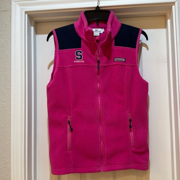 Vineyard Vines Jackets & Blazers - VINEYARD VINES Syracuse University women’s fleece vest, Small